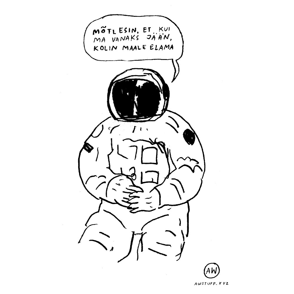 Raamitud pilt "Kosmonaut"
